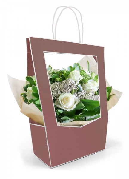 Torba Z Okienkiem Brudny Róż 5 szt