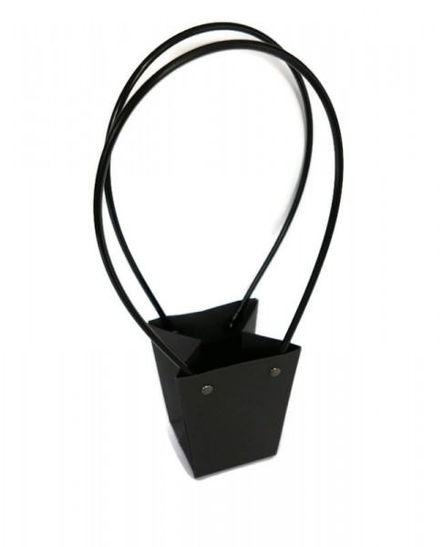 Torba Na Kwiaty Czarna Mała 10 szt