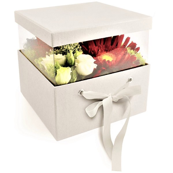 Flower Box Regulowany Za Pomocą Tasiemki 2 szt Kolory