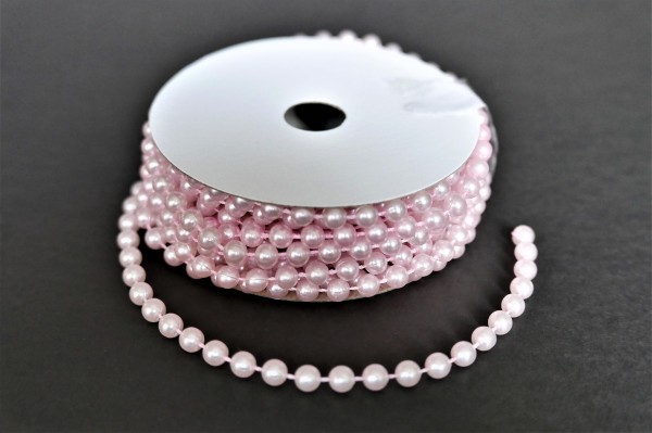 Girlanda Perłowa Różowa