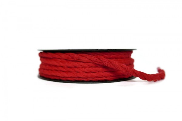 Sznurek Bawełniany Czerwony 0,7 cm