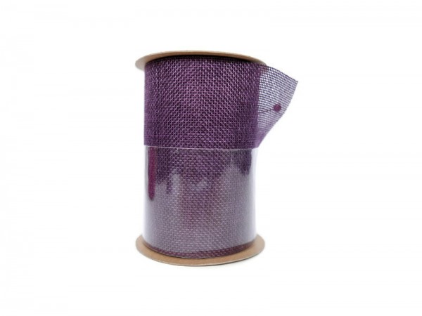 Wstążka Jutowa Fiolet 10 cm