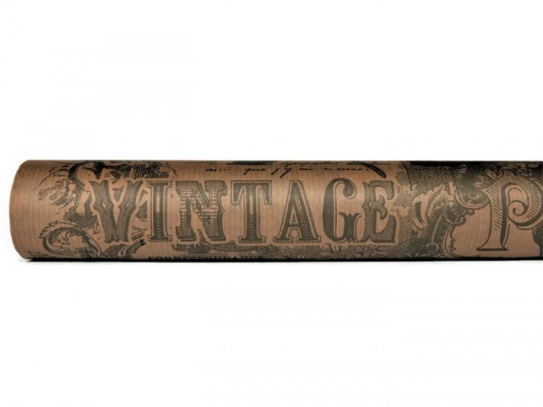 Papier Gazetowy Szary Vintage