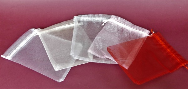 Torebeczka Organzowa Duża 25 szt Kolory