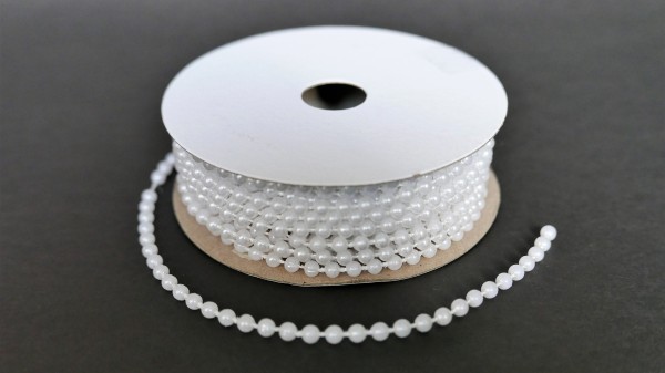 Girlanda Perłowa Biała