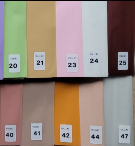 Folia Szron W Arkuszach 20 szt KOLORY