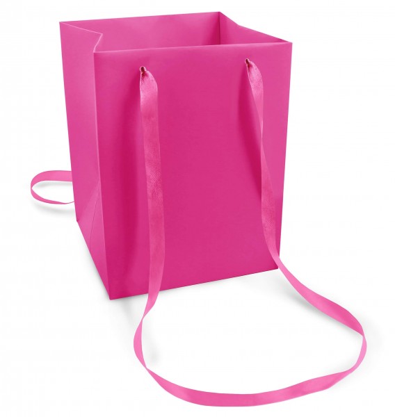 Torba Na Kwiaty Velvet L Fuksja 10 szt