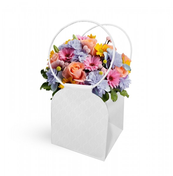 Torba Papierowa Trianon Biała 10 szt